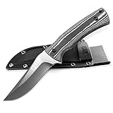 Cat 9 in. Drop Point Fixed Blade Knife 4-3/8 in. Stainless Steel Blade - 980013