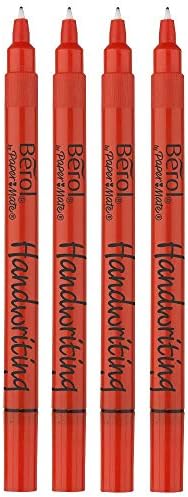 Berol Handwriting Pens (PACK OF 4) DARK BLUE INK