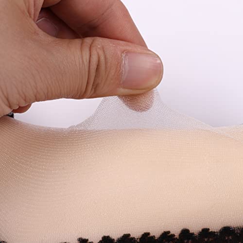 Image of 3 Pairs Ultra Thin Transparent Lace Elastic Sheer Short Socks for Women