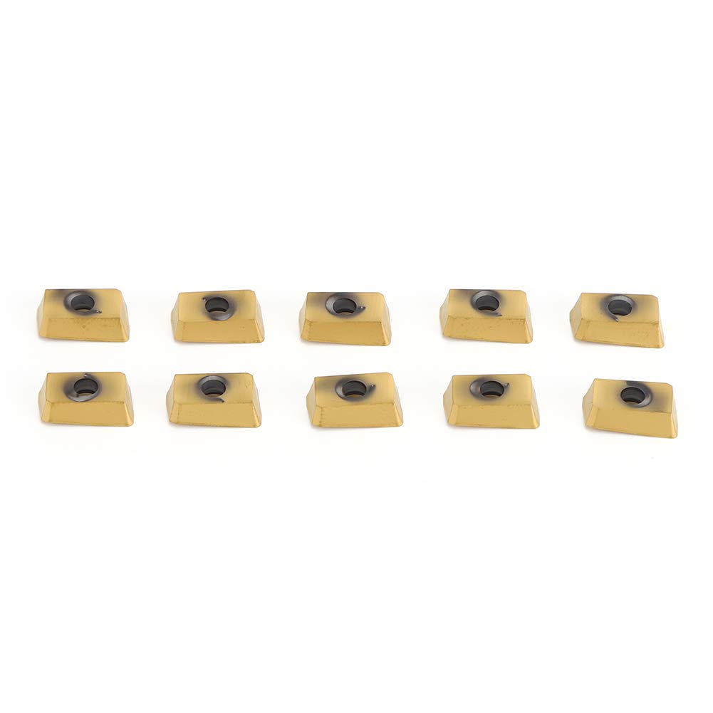 Insert en carbure cémenté, APMT1135 trempé haute efficacité pour fraise 10Pcs