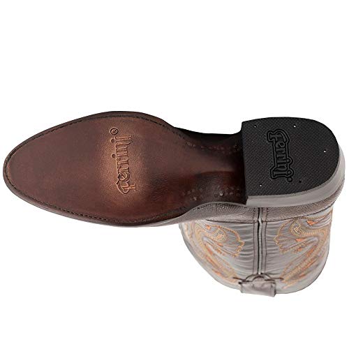 Image of Ferrini Men's Taylor Teju Lizard Round Toe Leather Heeled Western Boots, Chocolate, 8 Wide