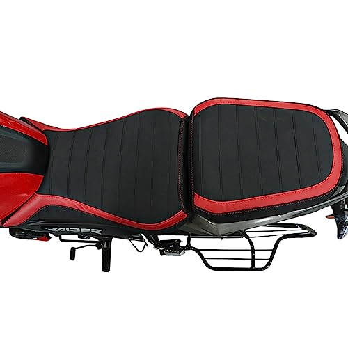 Image of TVS Seat Cover for Sweat Free Comfortable Riding| Nylon Thread Stitching for Strength| Bike Riding Accessories|Heat & UV Ray Protection|Enhanced Tear Resistance