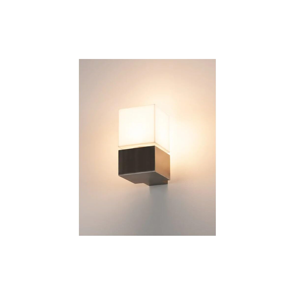 SLV LED Wandlampe SQUARE WL für die effektvolle Außenbeleuchtung von Hauseingang, Wänden, Wegen, Terrassen, Fassaden, Treppen | LED Wandleuchte, Aussenleuchte, Gartenlampe | E27, max. 20W,