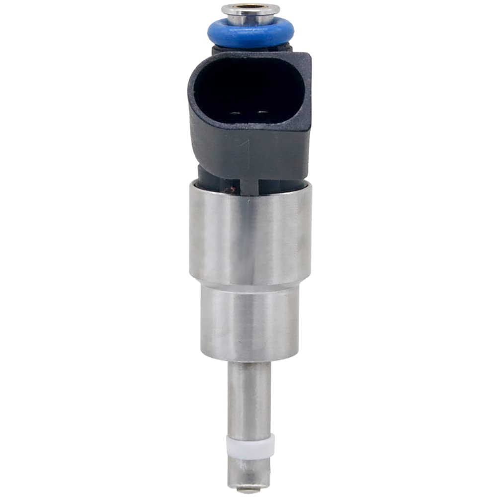 Riloer 4pcs motor de reemplazo de inyectores de combustible, compatible con AUD1 V0LKSWAGEN V-VV SK0DA S-EAT, 06F906036A 0261500020 0261500021 06F906036G C1000-180521