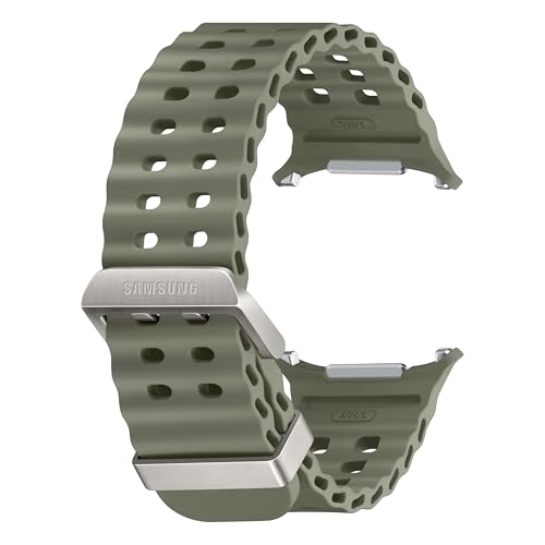 Image of SAMSUNG Galaxy Watch Ultra Marine Band, Smartwatch Replacement Strap for Men and Women, One Click Attachment, ET-SNL70MKEGUJ, Green
