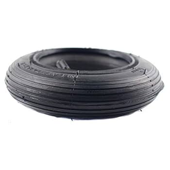 Amazon | インナーチューブ付き6X1 1/4タイヤは、A折りたたみ