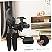 NUOBESTY 1pair Office Chair Armrest Pads Armrest Covers for Gaming Desk Chair Easy Install
