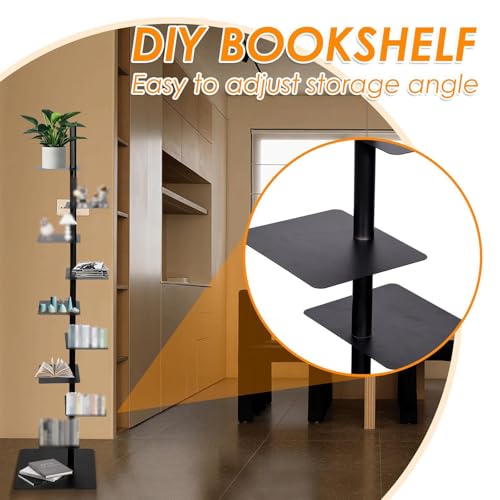 Bibliothèque métallique à 9 niveaux pour ranger les petits espaces - 5