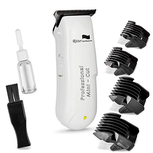 Ritter H.B.C ZeroCut Professional Balding Clippers, MiniSize, 0.002inch Precise Blades for Closest Haircut