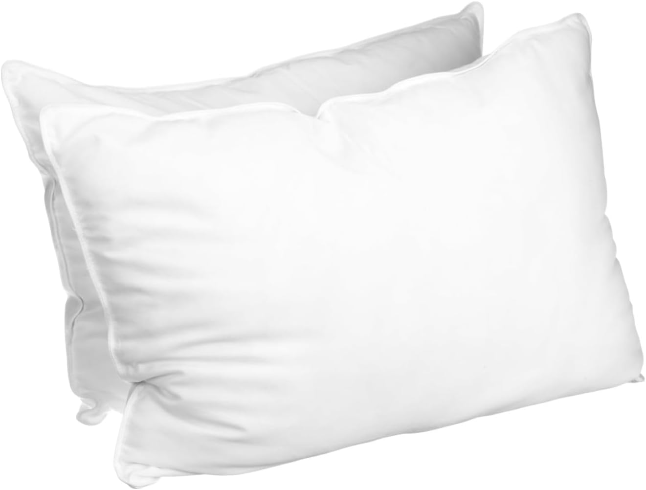 Set 2 Almohadas Alternativa a Pluma Tamaño King Nivel Medio