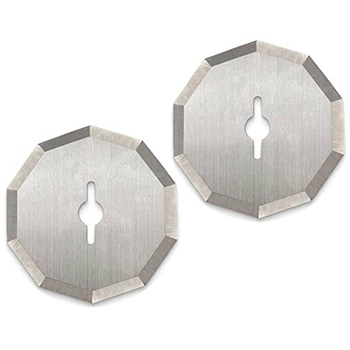 ALHXGUSLO 2-Pack WA2300 Blades Replacement Rotary Blades Compatible with Worx ZipSnip Cordless Electric Scissors, Replacement Blades (1-1/2´´),Fits RC2600K, RC2601, RC2602, WX080L, WX081
