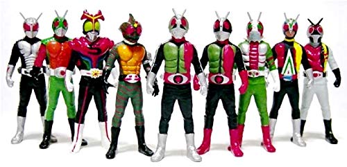 HG 仮面ライダー　未開封　初版　 「栄光の9人ライダー編」 9体 バンダイ 商品・サービスサイト | HGシリーズ 仮面ライダー20