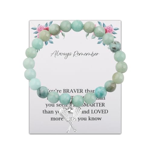 WSNANG Lacrosse Charm Bracelet - Inspirational Gifts for Lacrosse Team & Players