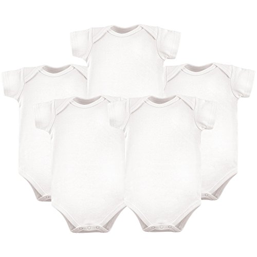Image of Hudson Baby Unisex Baby Cotton Bodysuits 5-pack