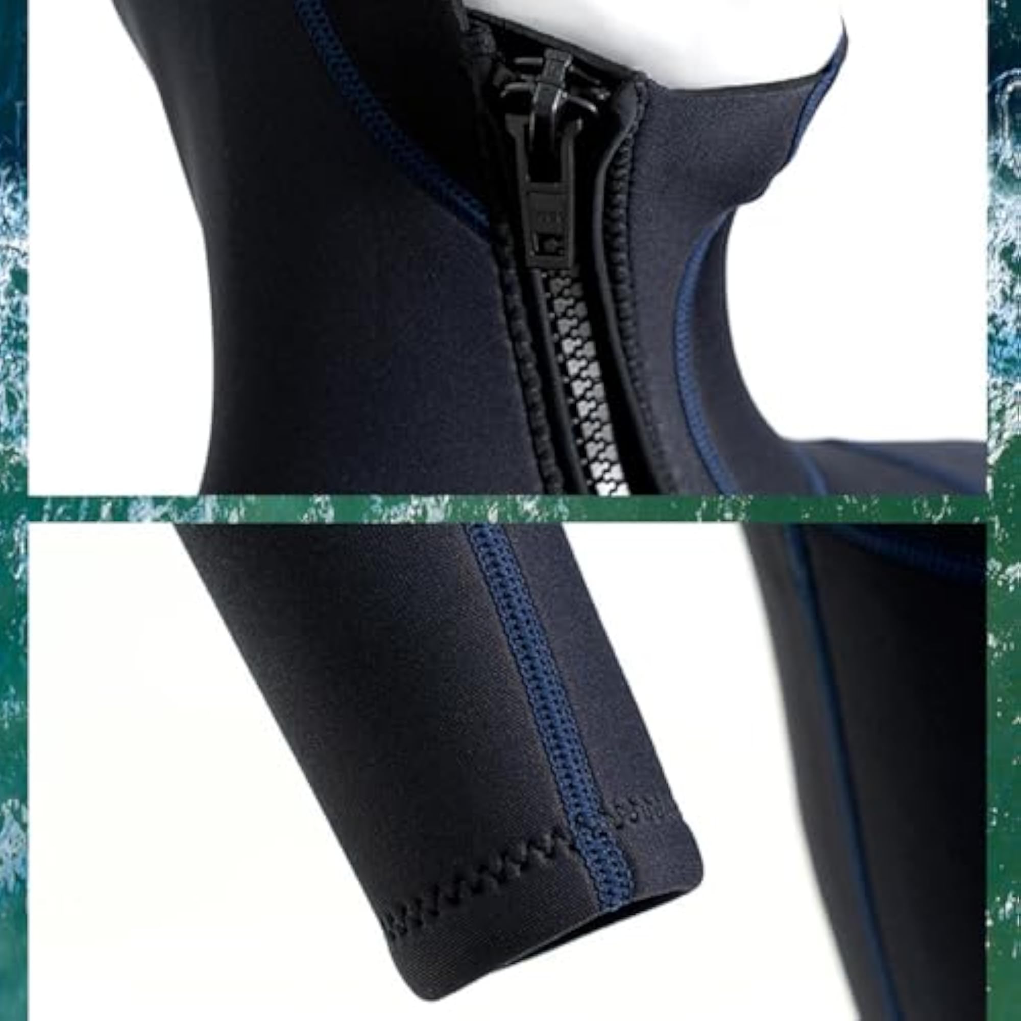 Men's Scuba Diving Wetsuit with Front Zipper