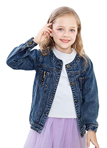Baby Jean Jacket for Little Toddler Single Blue Coat Outerwear