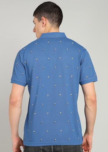 Image of Alan Jones Clothing Men's Cotton Regular Fit Polo T-Shirt