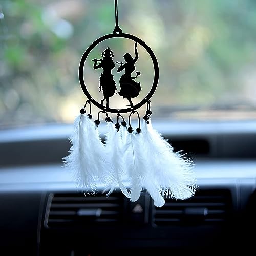Image of Spiritual Car Hanging Accessories: Elevate Car, Home, and Office Decor with Divine God Elegance (Krishna)