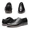 Bruno Marc Mens Dress Shoes Classic Oxfords Lace-up for Men Business Wedding,Size 8.5,Black,SBOX2215M-E #5