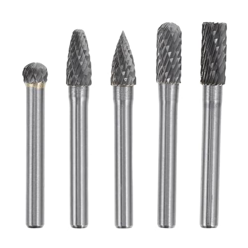 Set de 5 fresas de carburo para talla y pulido miniatura 1