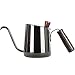 Hervidor de café casero Hervidor de agua Hervidor de agua Juego de ollas de café Utensilios de café hechos a mano Olla de boca delgada Colgante para café y té por goteo (Color: Plata, Tamaño: 700