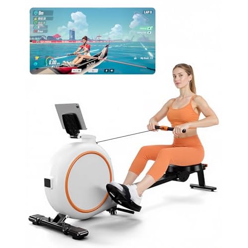 Superun 2025 Upgraded Rowing Machines for Home, Magnetic Rowing Machine with 32 Levels, Rower Machine of Quiet Resistance & 300LBS Weight Capacity, Ro