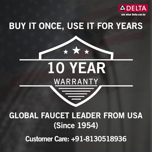 Image of Delta Faucet Single Function Handshower with Hose and Bracket I Handheld Shower I Shower head for Bathroom I 10 Year Warranty I Magnetic Docking I Polished Chrome - S664