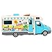 Velaurs Caravan con Funzione Musicale, Caravan Giocattolo Realistico, per Bambini(Blue)