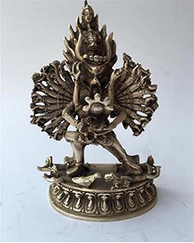 Statue de Bouddha en bronze pour la décoration Feng Shui intérieure