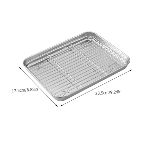 Plaque de cuisson acier inoxydable : plateau antiadhésif multifonctionnel