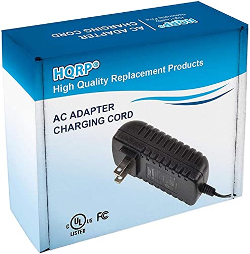 Hqrp Ac Adapter Charger Compatible With Black & Decker Vec020 Type 1, Vec022 Type 1, Power Supply Cord [Ul Listed] + Euro Plug Adapter #TOP1