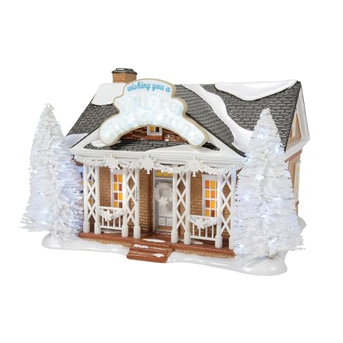 Edificio Iluminado Department 56 Snow Village de Cerámica Coleccionable 2