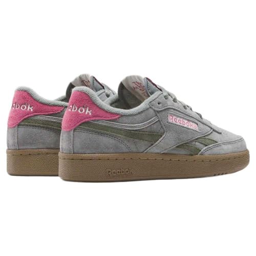 Reebok Reebok Women's Club C Revenge Vintage Trainers, Darkfog Darkfog Studiopink, 10 US