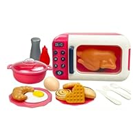 MotiveTech 17 Microwave Toys for Kids, Pretend Play Kitchen Utensils, Cooking Accessories for Girls And Boys.