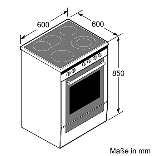 Cuisinière acier inoxydable Siemens HC744540 eco Plus durable