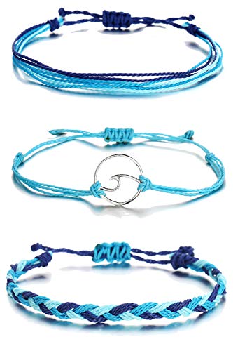 Long Tiantian Blue Wave Bracelets For Teen Girls Cute Boho Braided String Beach Ocean Bracelet For Women Summer Jewelry Gift… #TOP6