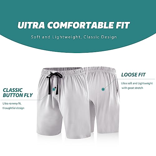 BAMBOO COOL Men's Pajamas Bottoms, Pajama Pants for Men, Lounge Sleep Bottom, Pj Pant, Soft Comfy Sleepwear with Pockets2