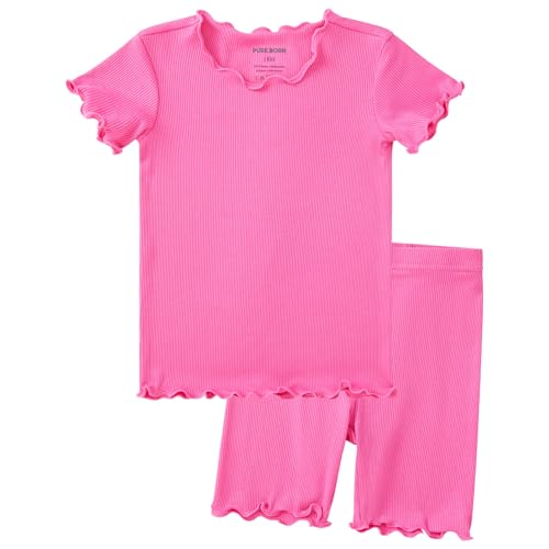 Image of pureborn Baby Pajamas Set Toddler Snug Fit Cotton Sleepwear 2pcs 12M-7Y