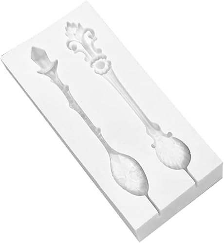Miniatura 1 de CALLARON Moldes en forma de cuchara, moldes de silicona para hornear, moldes de chocolate 3D, suministros de fiesta de Pascua para galletas, pudines