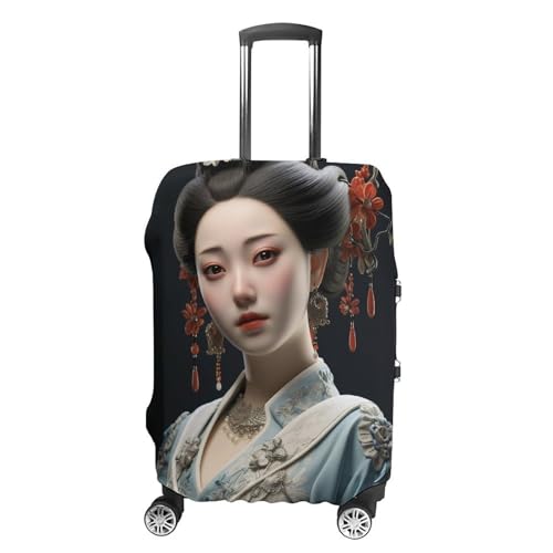 Asian Classical Woman Luggage Cover Washable Elastic Suitcase Cover, Anti Scratch Personalized Suitcase Protectors, Fashion Baggage Covers For Travel