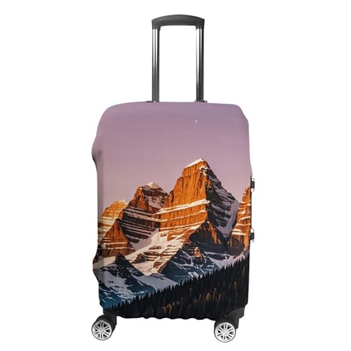 Rocky Mountains Luggage Cover Elastic Suitcase Protector Case Anti-Scratch Washable Baggage Covers Protector For Traveling, Aircraft Consignment L
