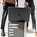 Incase Dots Hardshell with Makrolon® - MacBook Air 13 inch Case - 2025, 2024, 2023, 2022, M4, M3, M2 - MacBook Case, Laptop Cover, Protective Hard Shell, Scratch Resistant, Lightweight - Black