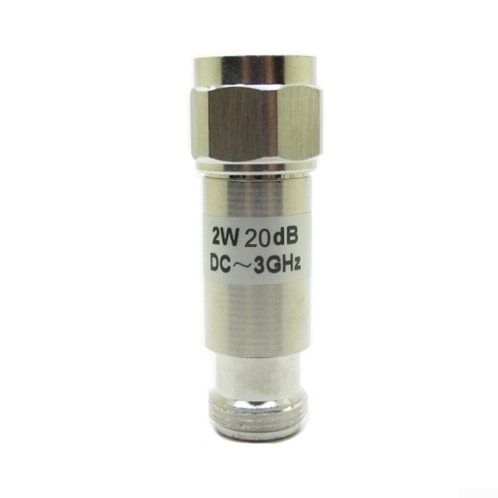 Mini rf coassiale tipo maschio a basso potere femminile 2W dell'attenuatore N con ampia gamma di frequenza (20dB)