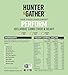 Hunter & Gather Lammleber und Herz Kapseln aus Ganztiernutzung – 90 Kapseln | Grasgefüttertem isländischen Lamm | 100% rohe gefriergetrocknete | Keine GMV-Fütterung, Antibiotika oder Hormone