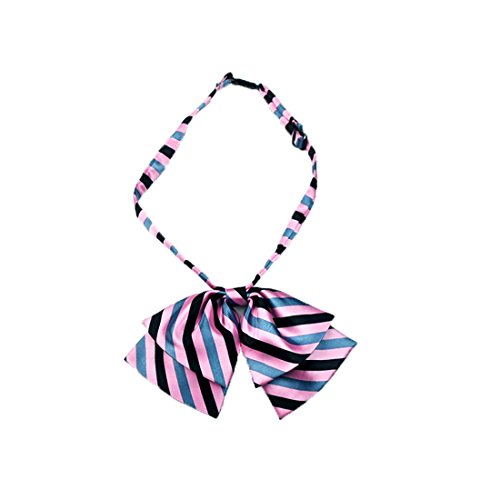 URSFUR Girls Adjustable Pre-tied Bowtie ladies Uniform Bow Tie color 3