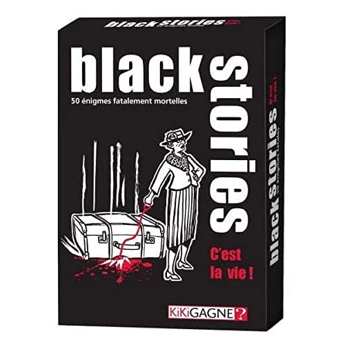 IELLO Jeu de société Black Stories C'est la Vie