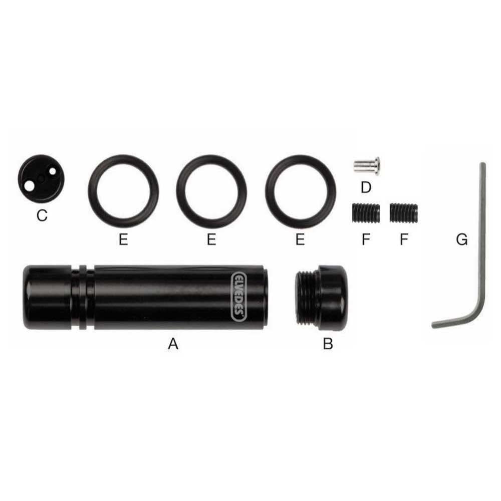 Elvedes Kabelverteiler Bremse Set Universal, Mehrfarbig, One Size, 14 3 00 015
