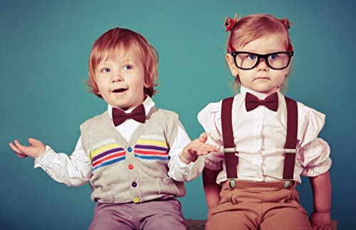 Image of Bow Tie House Mens Bowties Pre-tied Shape Clip on Bowtie Solid Men Formal Wear for kids, baby boys, toddler any age bow ties