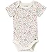 Modern Moments by Gerber Baby Girls' Short Sleeve Bodysuit and Shorts Set, Ivory Garden/Medium Lilac, 6-9 Months