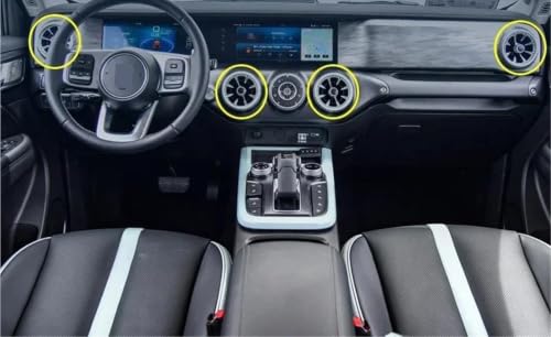 Bouches d'aération A/C Haval Tank 300 avec cache aération climatisation automobile